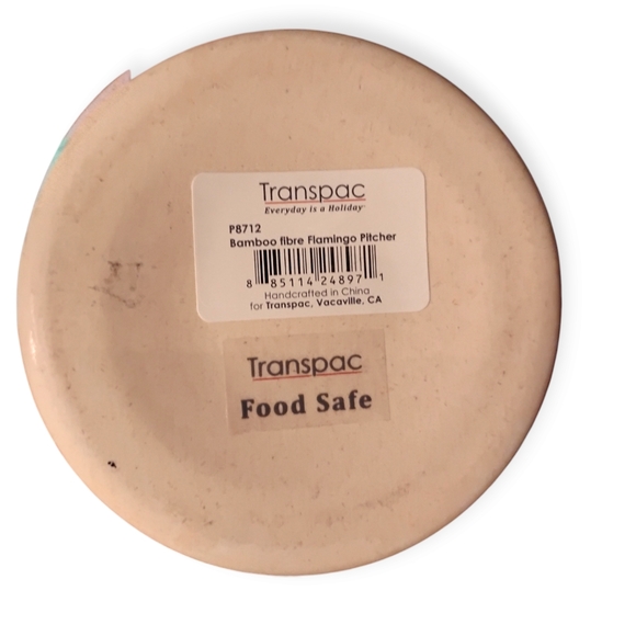 Flamingo Bamboo Fiber Pitcher - Picture 7 of 7